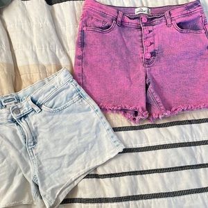 Girls Distressed Shorts Bundle